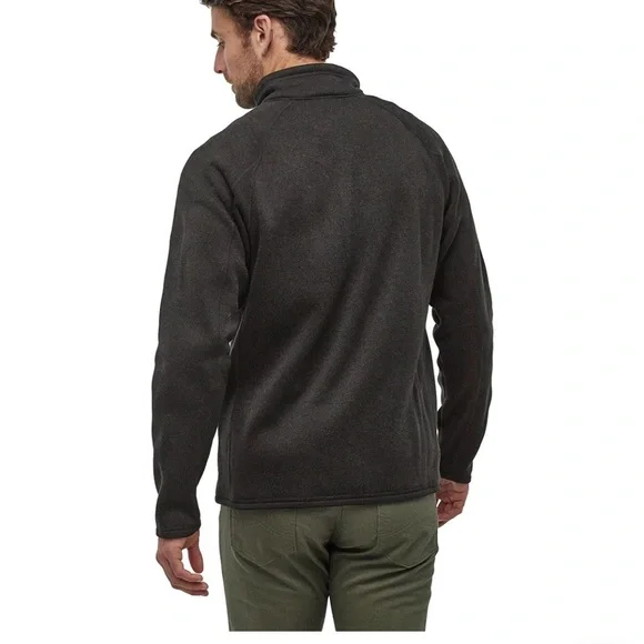 Patagonia Better Sweater 1/4-Zip Fleece Jacket - Men's Medium in Black